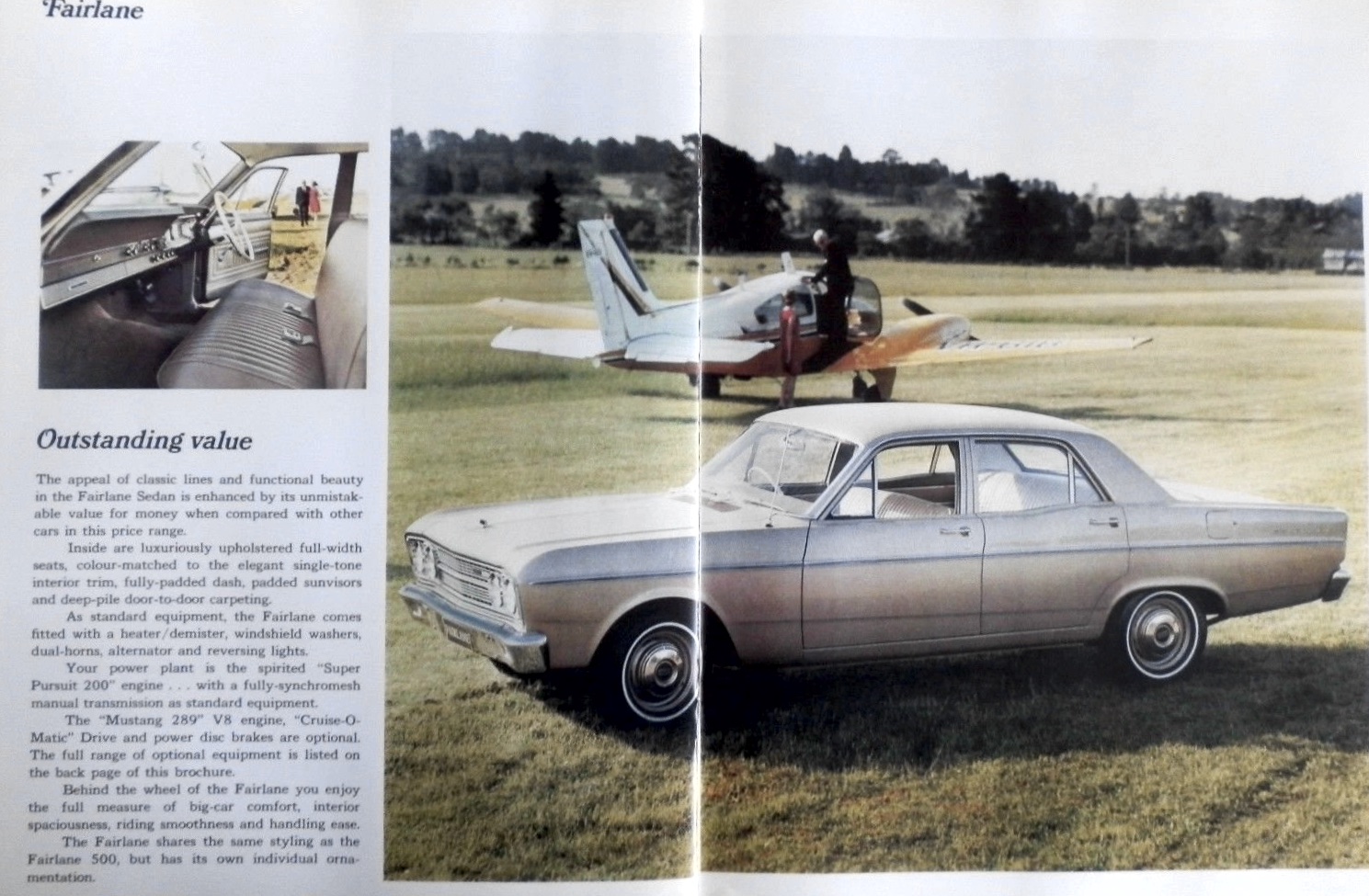1967 Ford Fairlane ZA Brochure Page 4